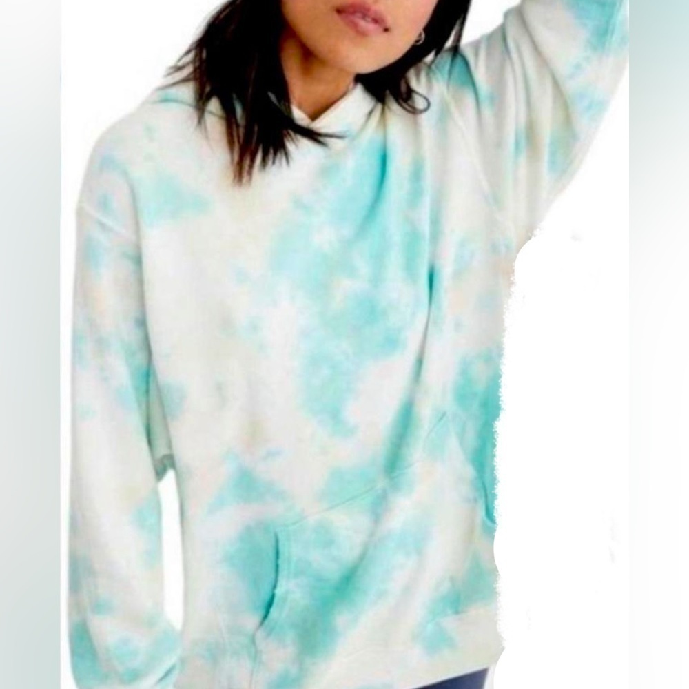 AERIE Size S The Sweat Everyday Tie Dye Oversized Pullover Hoodie